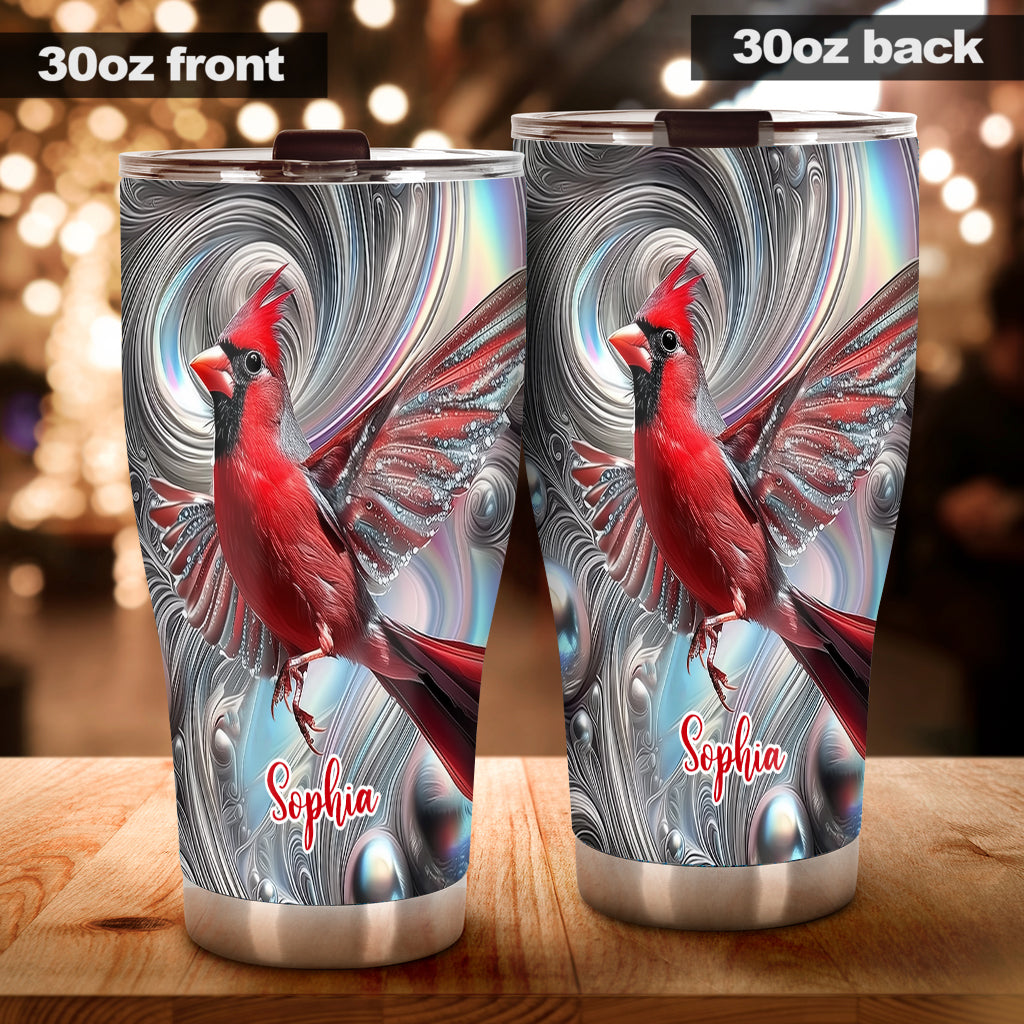 Love Cardinal - Personalized Tumbler