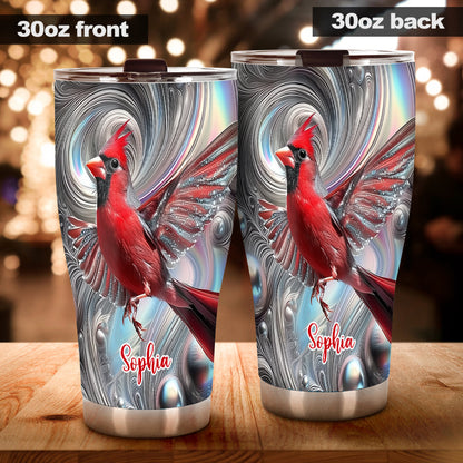 Love Cardinal - Personalized Tumbler