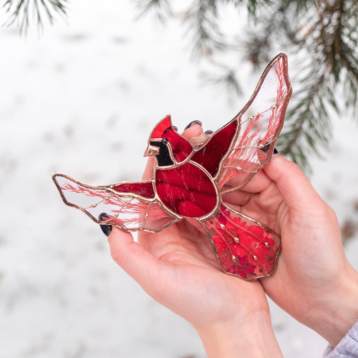 Cardinal Suncatcher Hangings Decor, Cardinal Acrylic Window