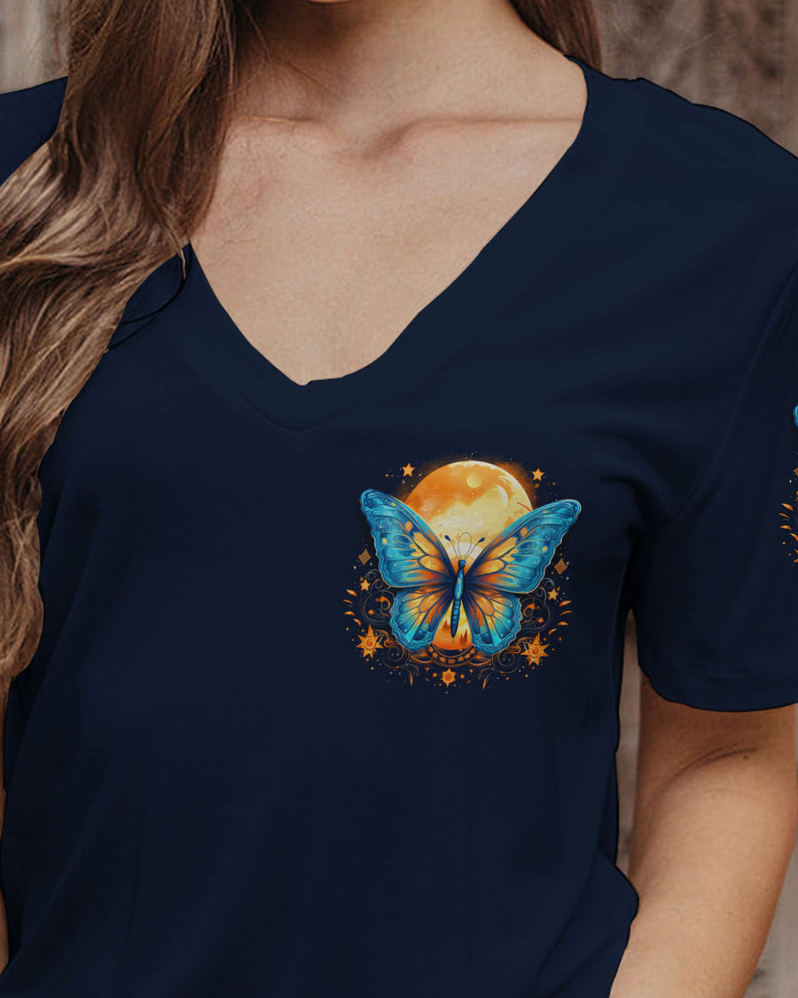 HELLO DARKNESS MY OLD FRIEND BUTTERFLY ALL OVER PRINT