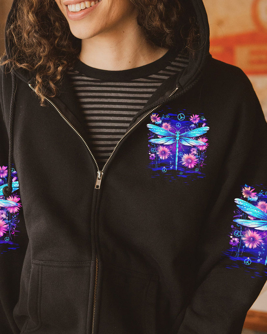 JUST BREATHE DRAGONFLY ALL OVER PRINT