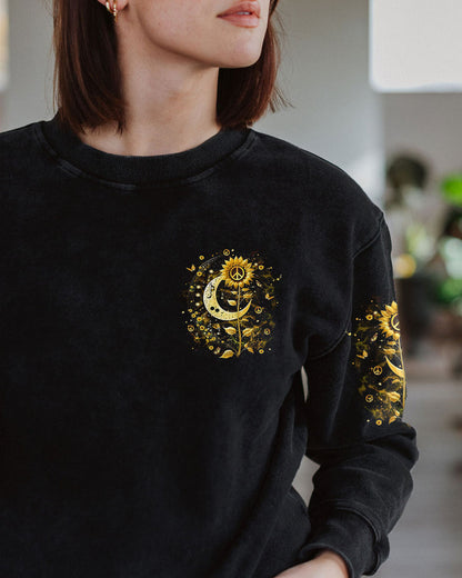 WHISPER WORDS OF WISDOM LET IT BE SUNFLOWER ALL OVER PRINT