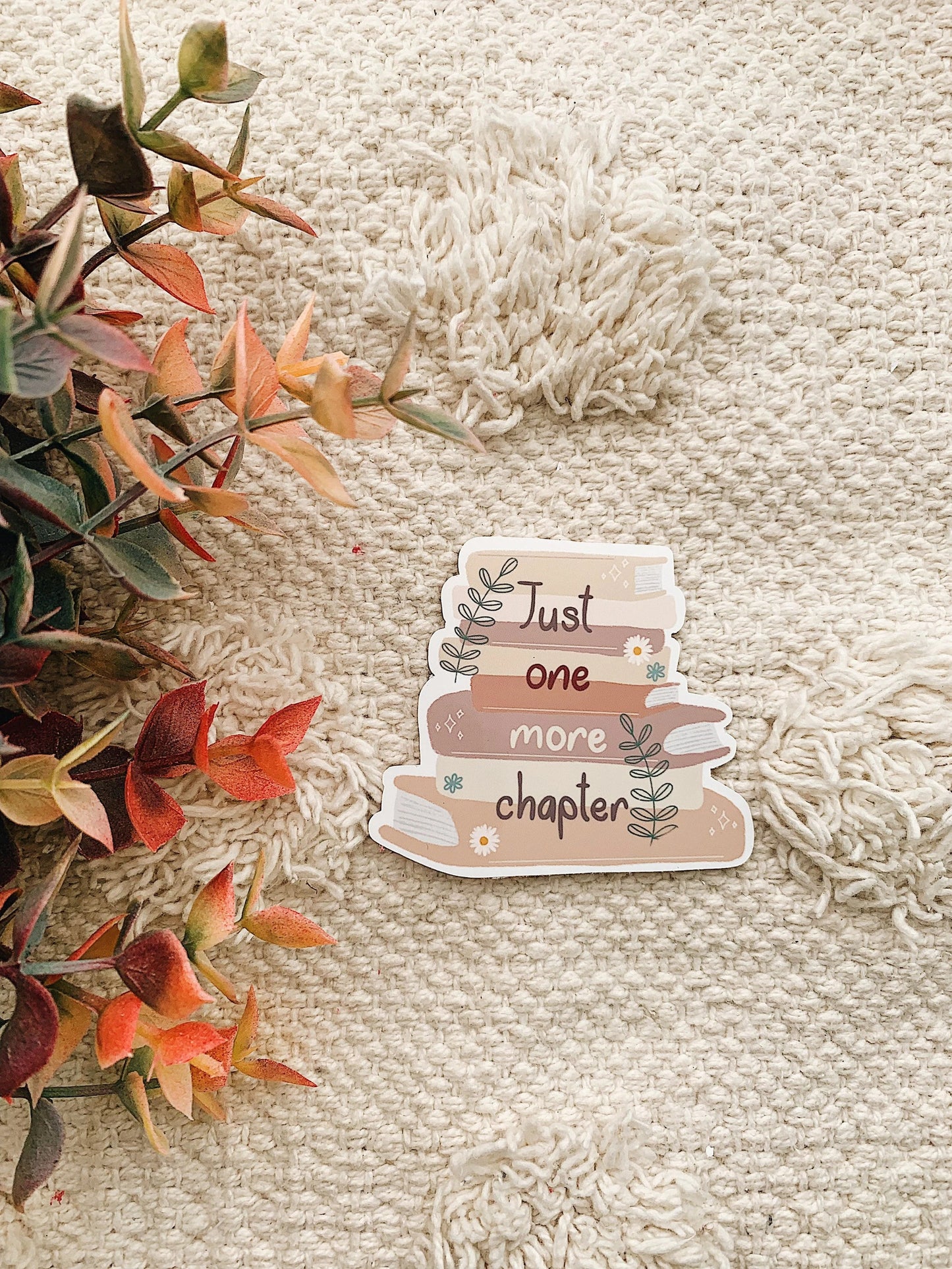 Just One More Chapter Sticker Decal