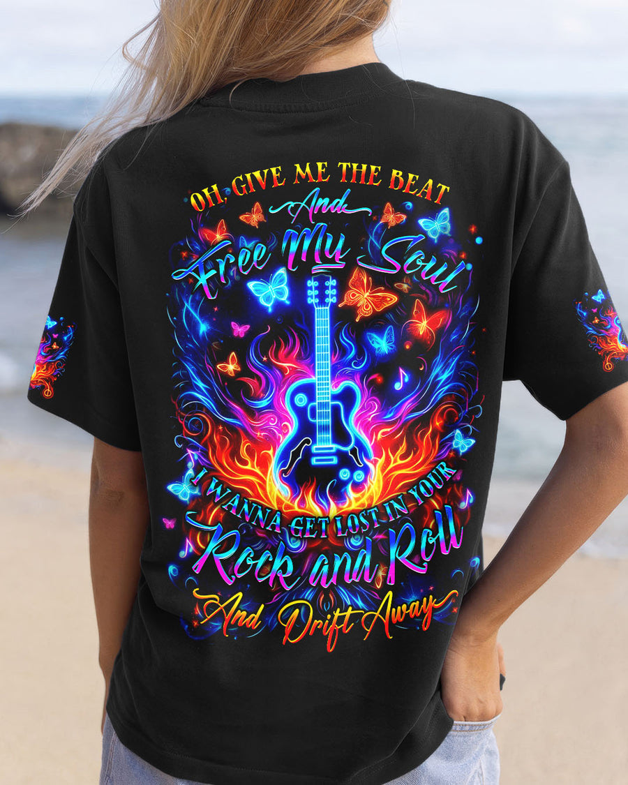 GIVE ME THE BEAT GUITAR ALL OVER PRINT