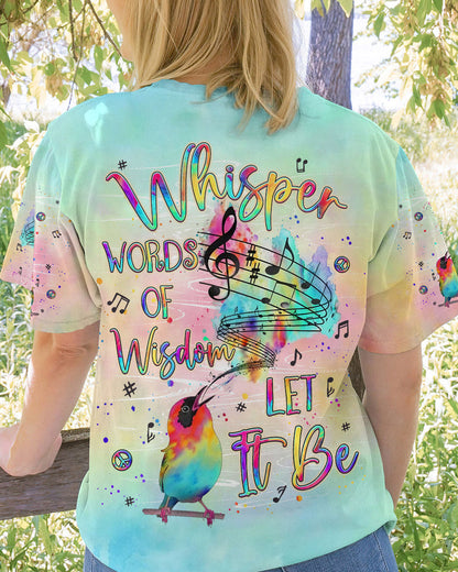 WHISPER WORDS OF WISDOM ALL OVER PRINT