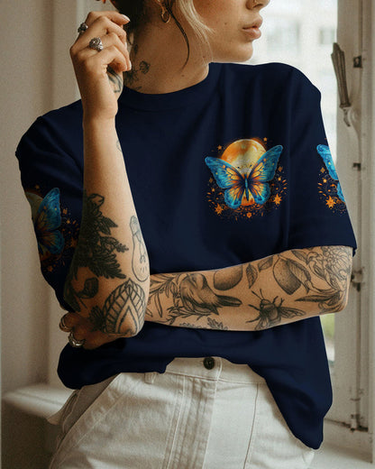 HELLO DARKNESS MY OLD FRIEND BUTTERFLY ALL OVER PRINT