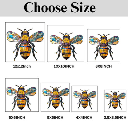Bee Acrylic Window Hanging Decoration