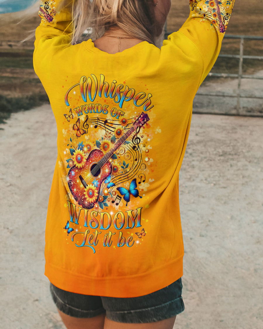 WHISPER WORDS OF WISDOM ALL OVER PRINT