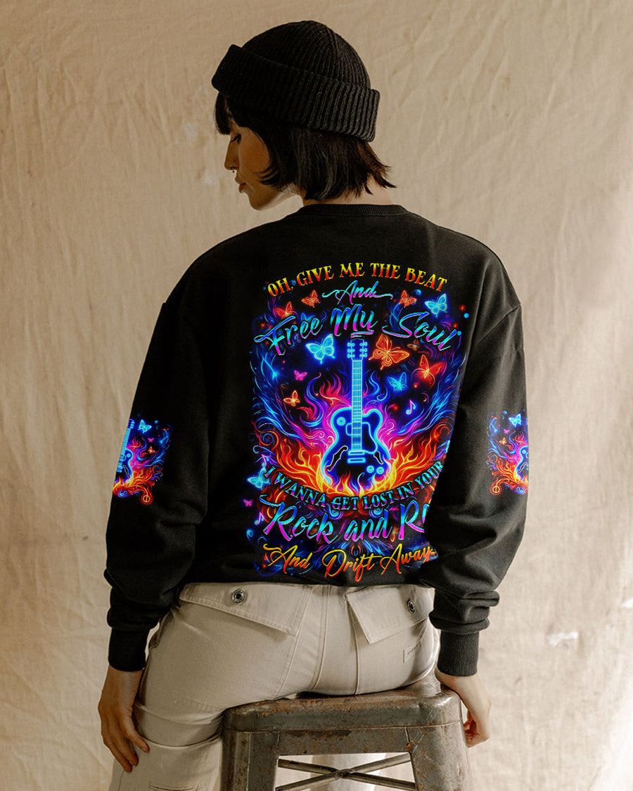 GIVE ME THE BEAT GUITAR ALL OVER PRINT