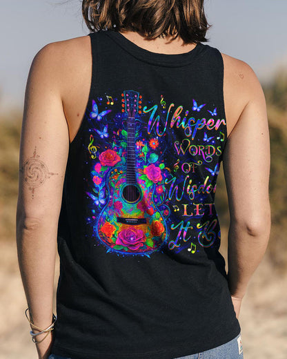WHISPER WORDS OF WISDOM LET IT BE GUITAR ALL OVER PRINT