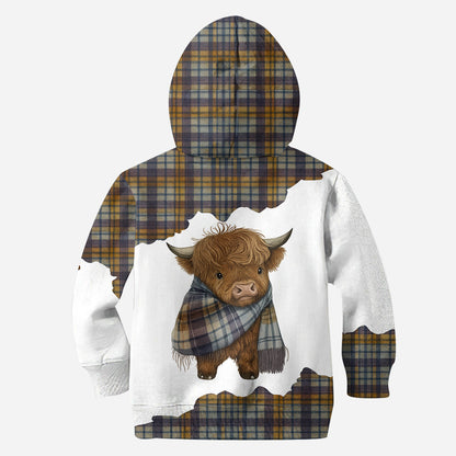 Cute Highland Cow - Personalized Hoodie and Leggings