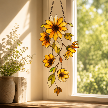 Beautiful Sunflower Window Hanging Suncatcher Acrylic