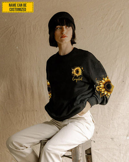 Sunflower Inspirational - Personalized Sunflower All Over Print Shirt