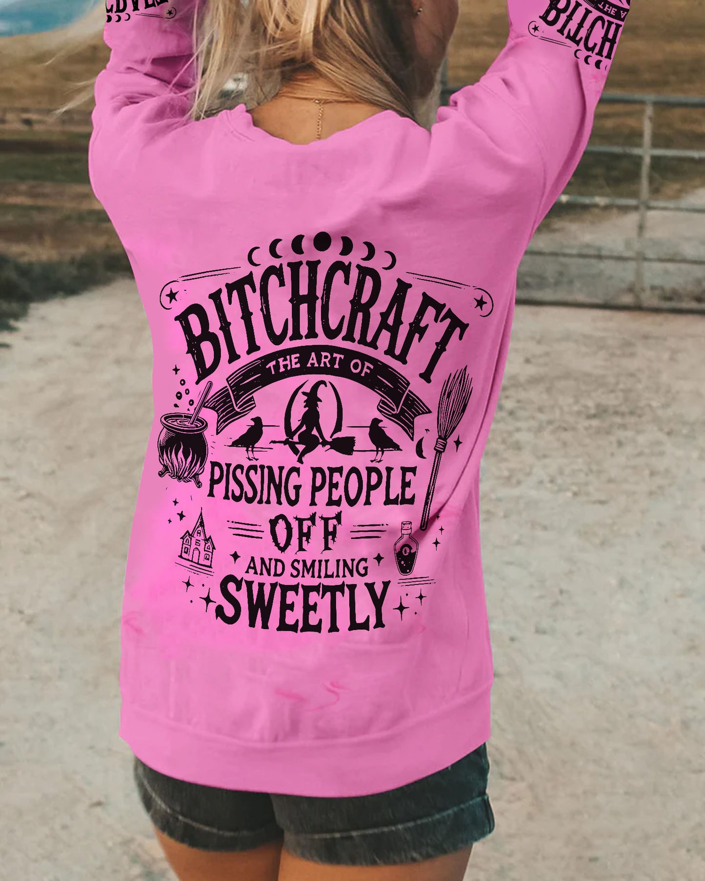 Bitchcraft All Over Print Shirt - The Art of Sass & Sweet Revenge