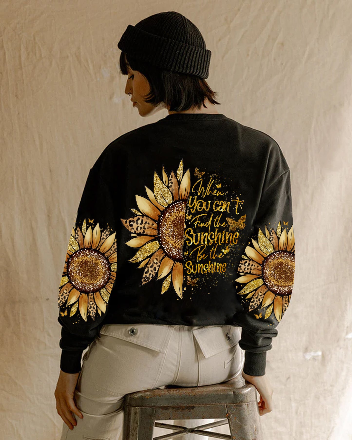 Be The Sunshine - Personalized Sunflower All Over Print Shirt