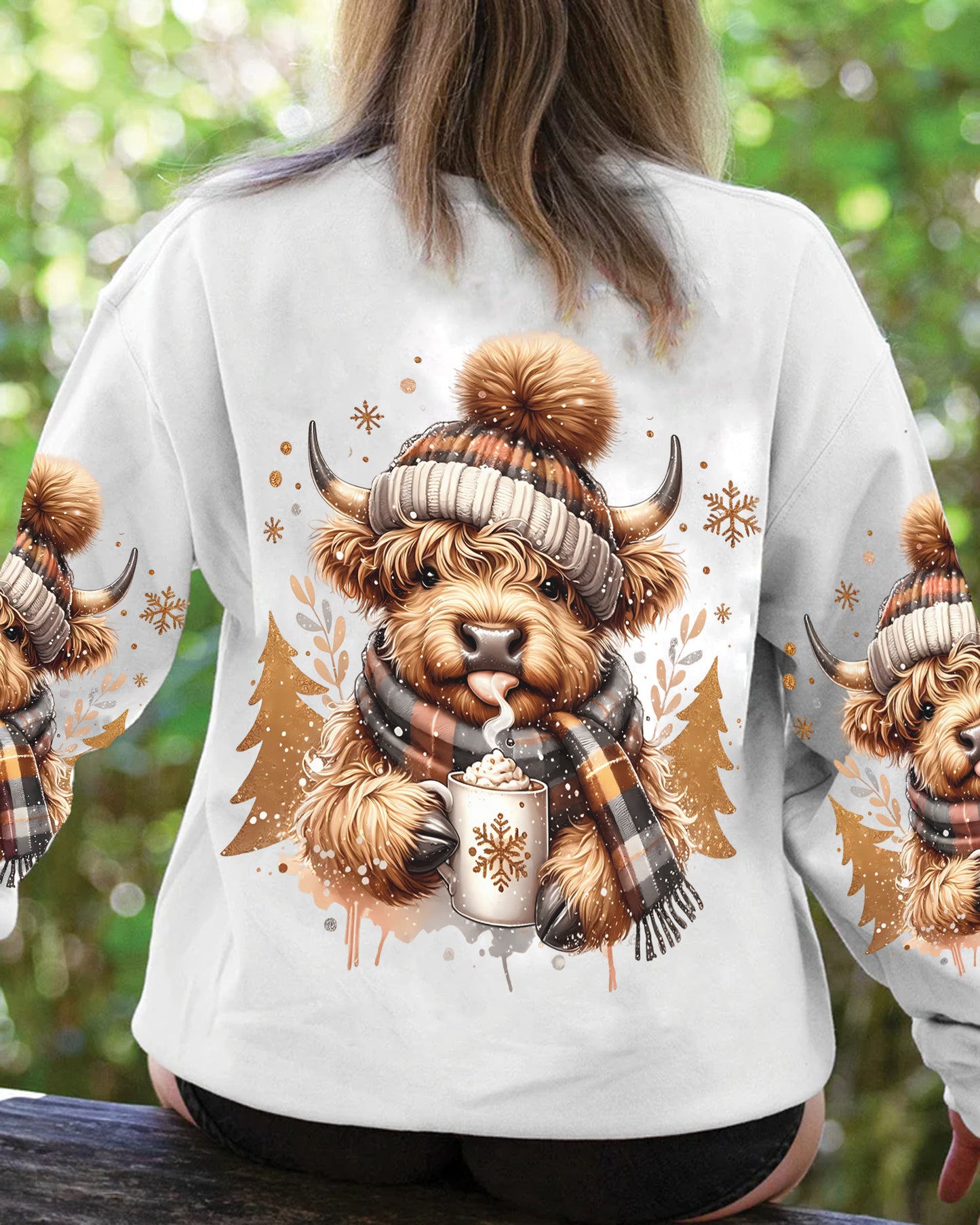 Cozy Highland Cow All Over Print Shirt