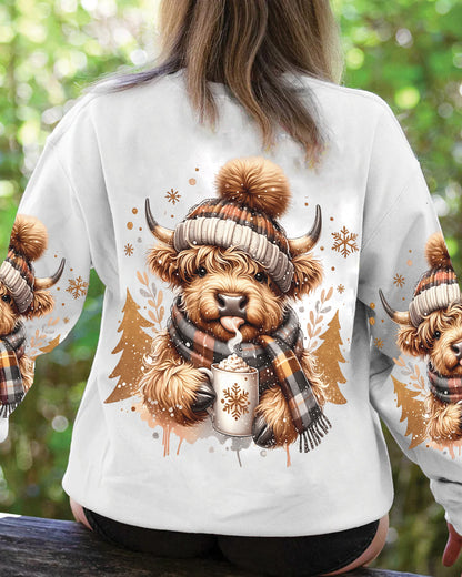 Cozy Highland Cow All Over Print Shirt