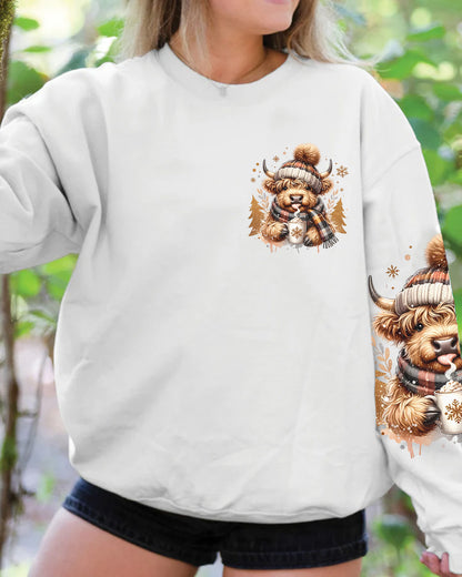 Cozy Highland Cow All Over Print Shirt