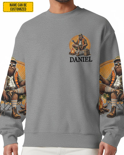 Fun Fact I Don't Care – Personalized Bigfoot All Over Print Shirt