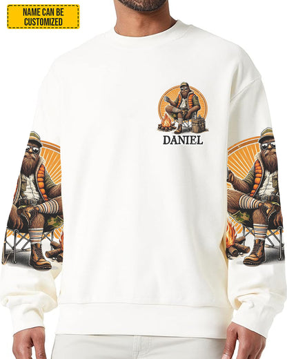 Fun Fact I Don't Care – Personalized Bigfoot All Over Print Shirt