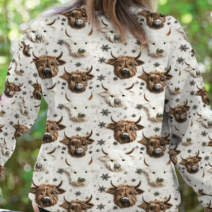 Highland Cow Shirt - Personalized All Over Print Shirt