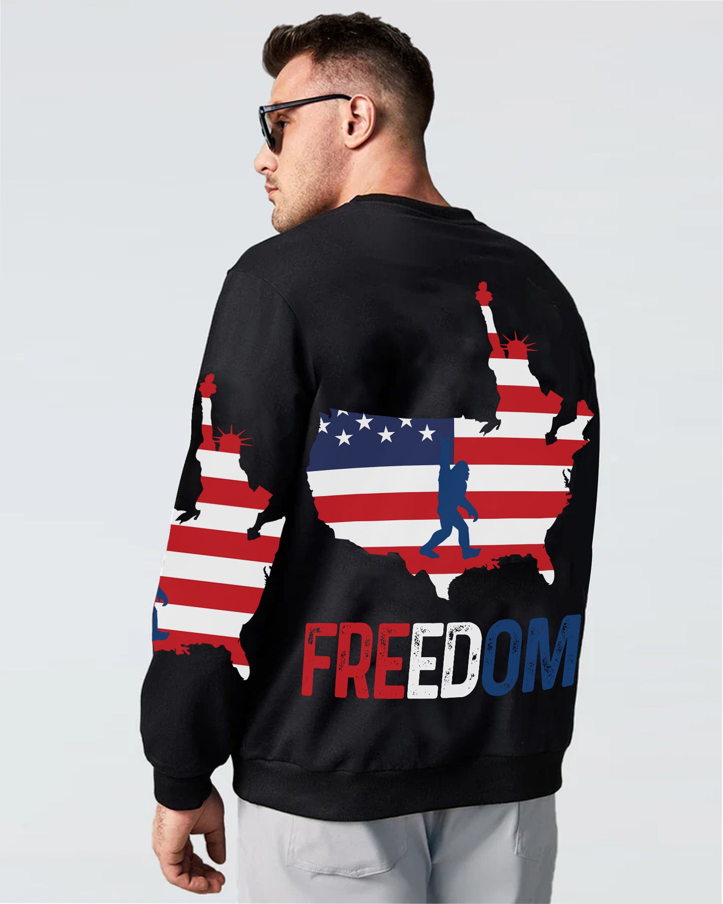 Bigfoot FREEDOM – Personalized Bigfoot All Over Print Shirt