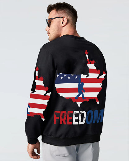 Bigfoot FREEDOM – Personalized Bigfoot All Over Print Shirt