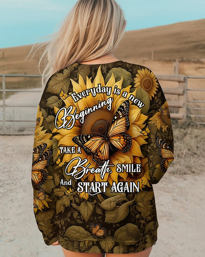 Beautiful Sunflower - Personalized All Over Print Shirt
