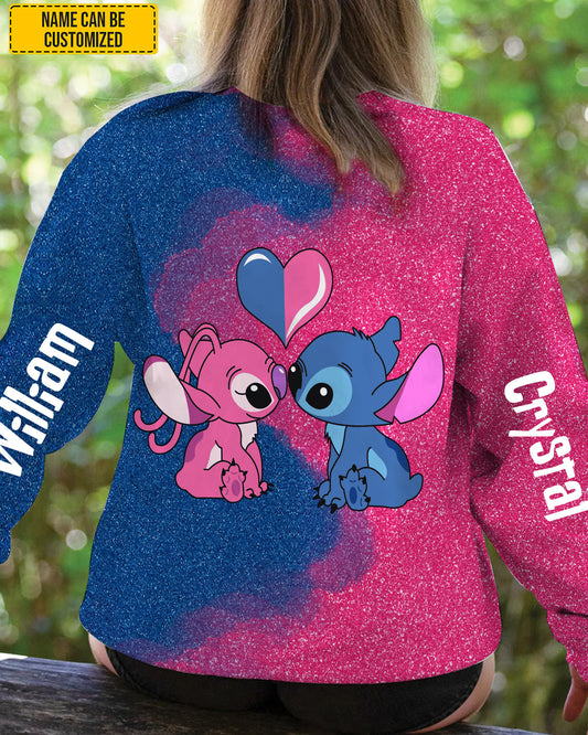 Couple Shirt - Personalized Couple All Over Print Shirt