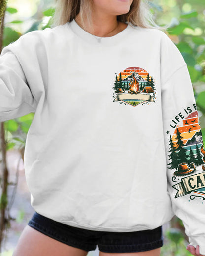 Personalized Life Is Better By The Campfire All Over Print Shirt
