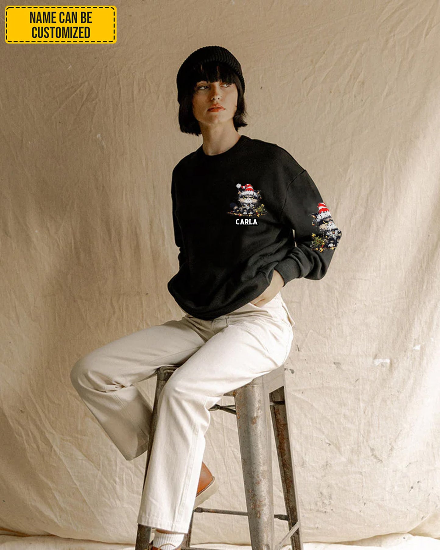 If I had anymore Christmas Spirit Cat - Personalize All Over Print