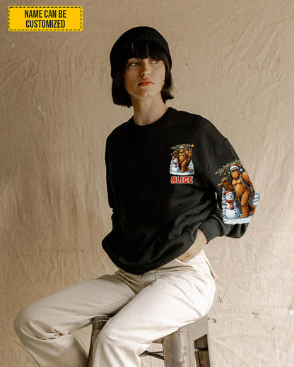 Merry Squatchmas – Personalized Sasquatch All Over Print Shirt