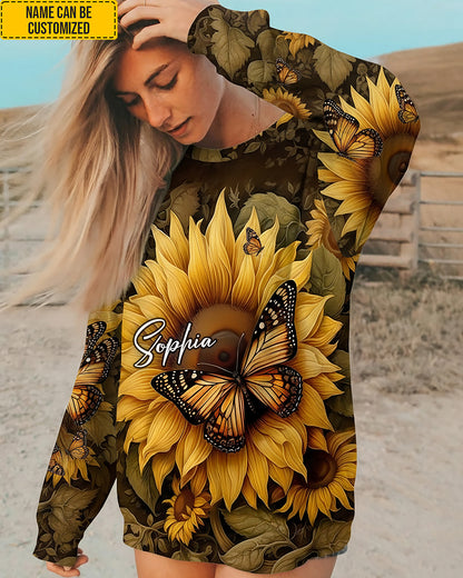 Beautiful Sunflower - Personalized All Over Print Shirt