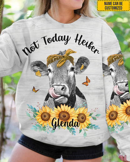 Not My Pasture - Personalized Cow All Over Print Shirt