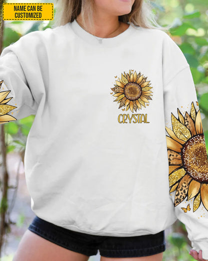 Sunflower Sunshine - Personalized Sunflower All Over Print Shirt