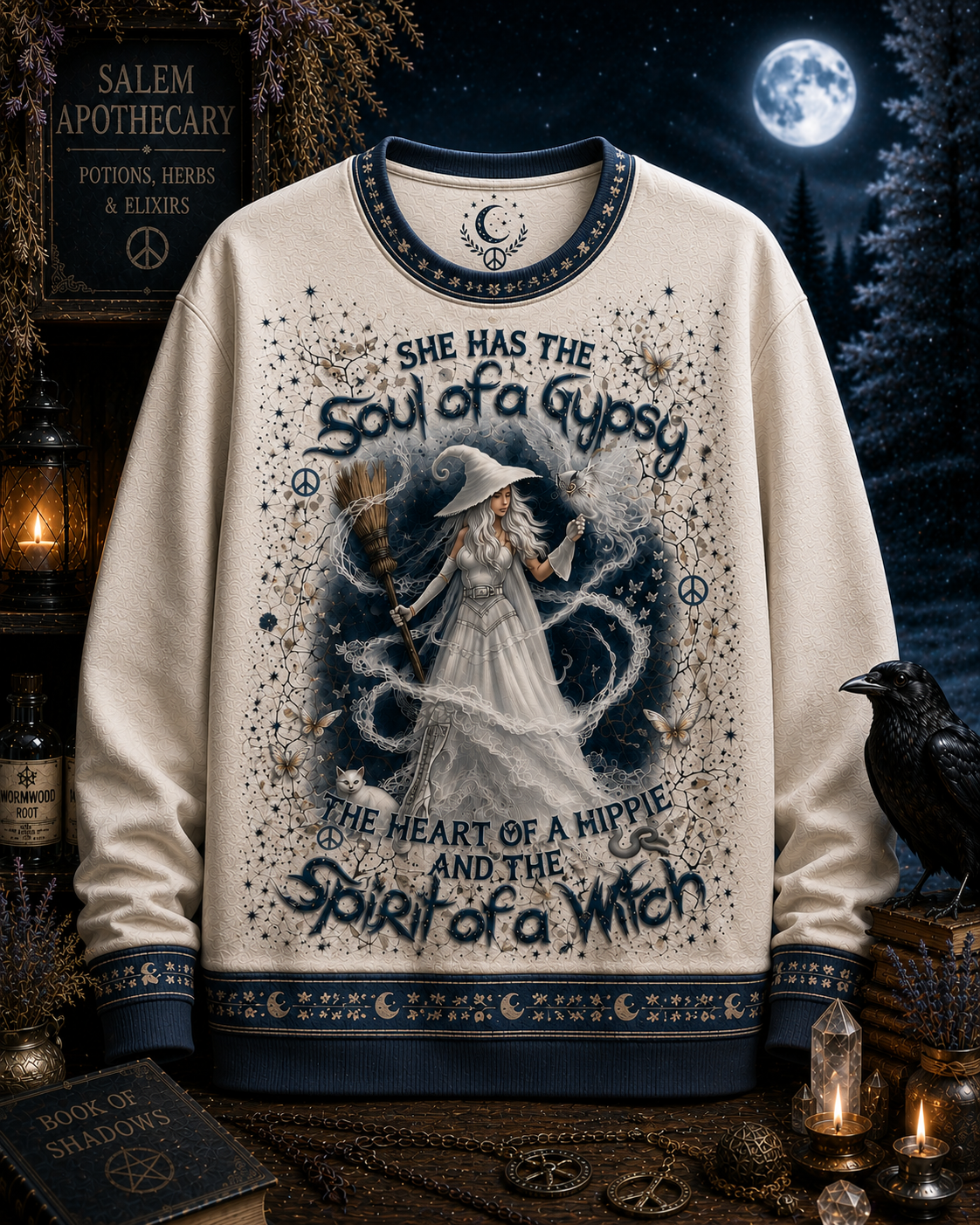 SPIRIT OF A WITCH HALLOWEEN ALL OVER PRINT – Witchy Halloween Shirt