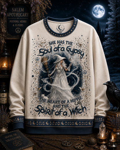 SPIRIT OF A WITCH HALLOWEEN ALL OVER PRINT – Witchy Halloween Shirt