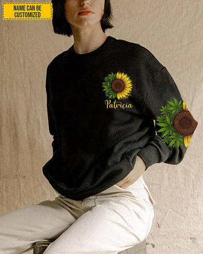 Just A Girl Who Loves Cannabis  - Personalized All Over Print Shirt