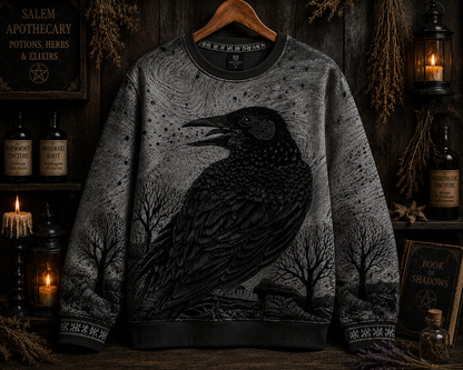 Gothic Raven Shirt – The Perfect Gift for Crow Lovers