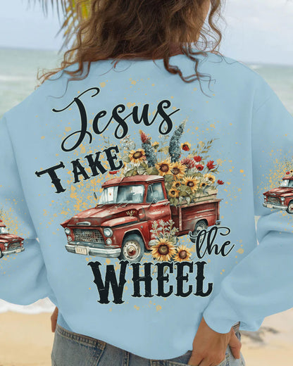 Jesus Take The Wheel - Personalize All Over Print