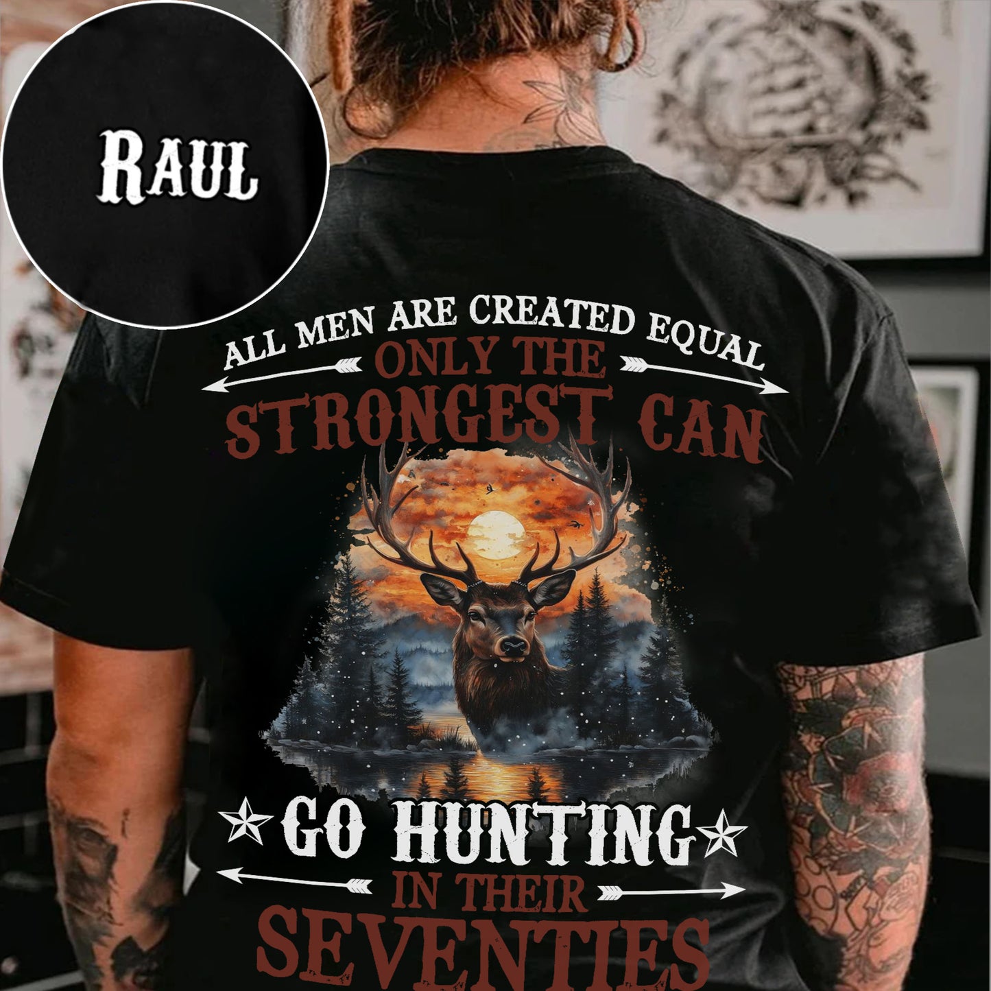 Wild Stag – Personalized Hunting All Over Print
