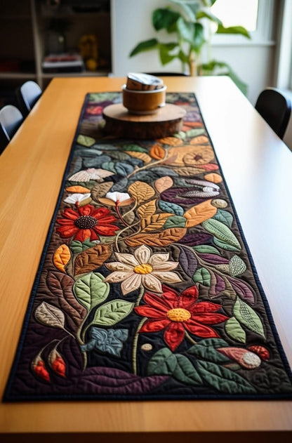 Beautiful Sunflower Quilted Table Runner