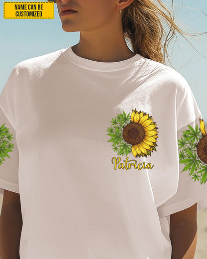 Just A Girl Who Loves Cannabis  - Personalized All Over Print Shirt
