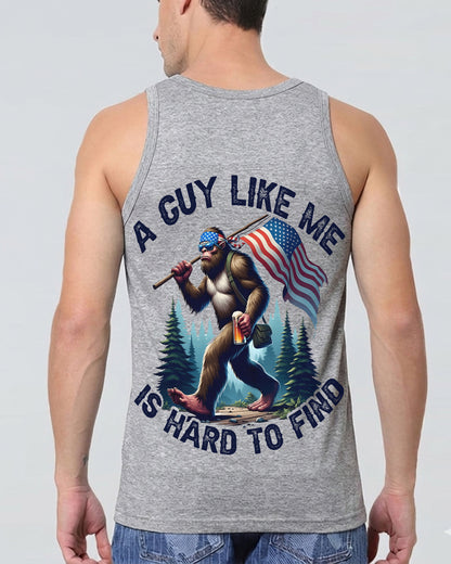 A Guy Like Me Is Hard To Find – Personalized Bigfoot American All Over Print Shirt