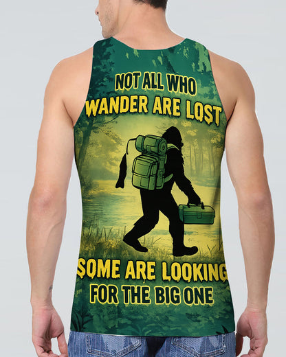 Bigfoot Fishing All Over Print Shirt
