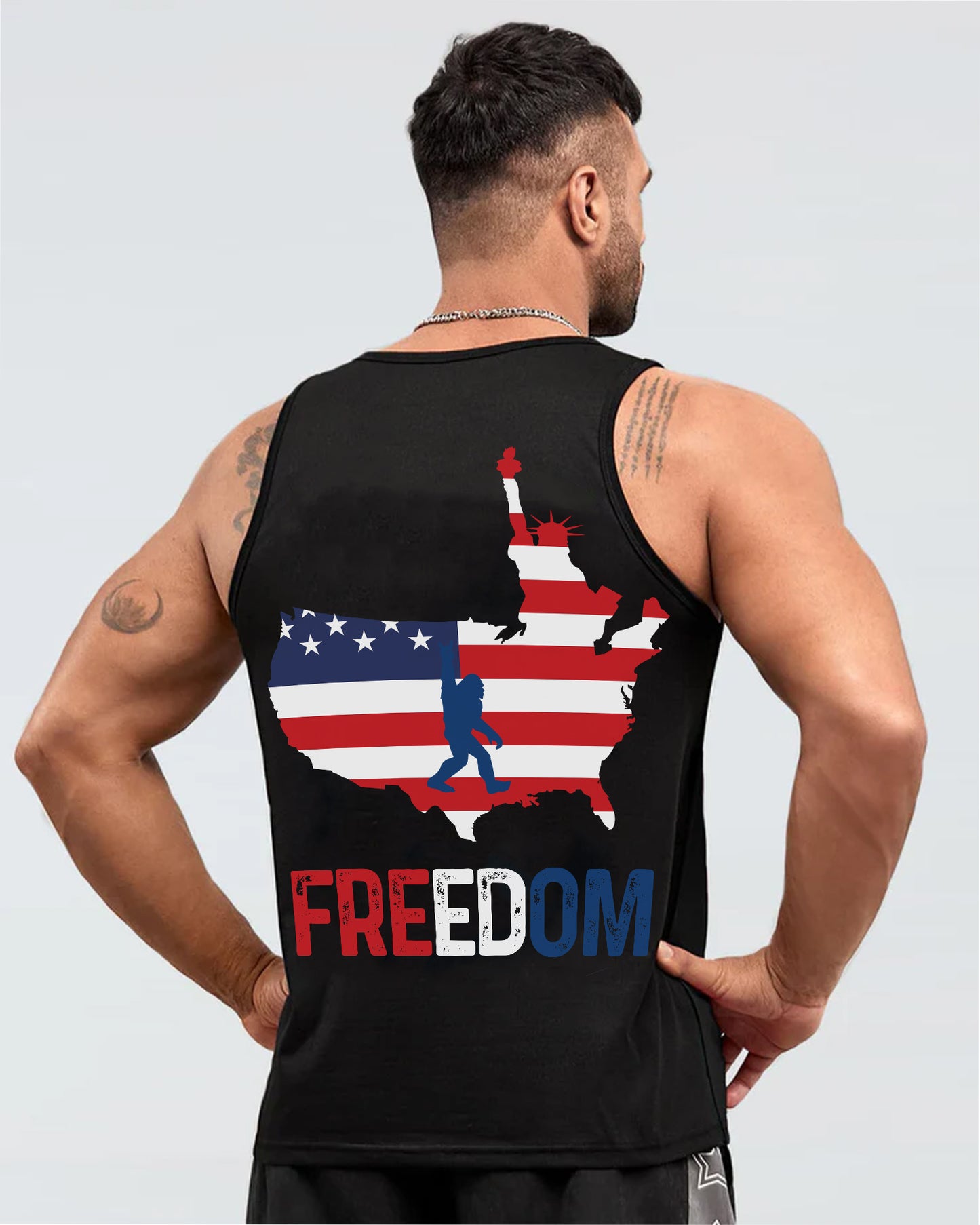 Bigfoot FREEDOM – Personalized Bigfoot All Over Print Shirt