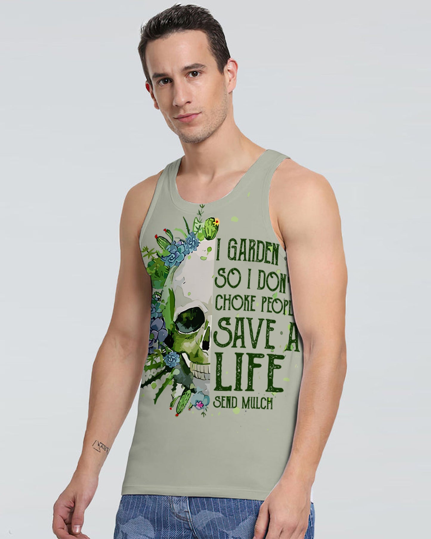 Weed Skull - Personalized Weed All Over Print Shirt