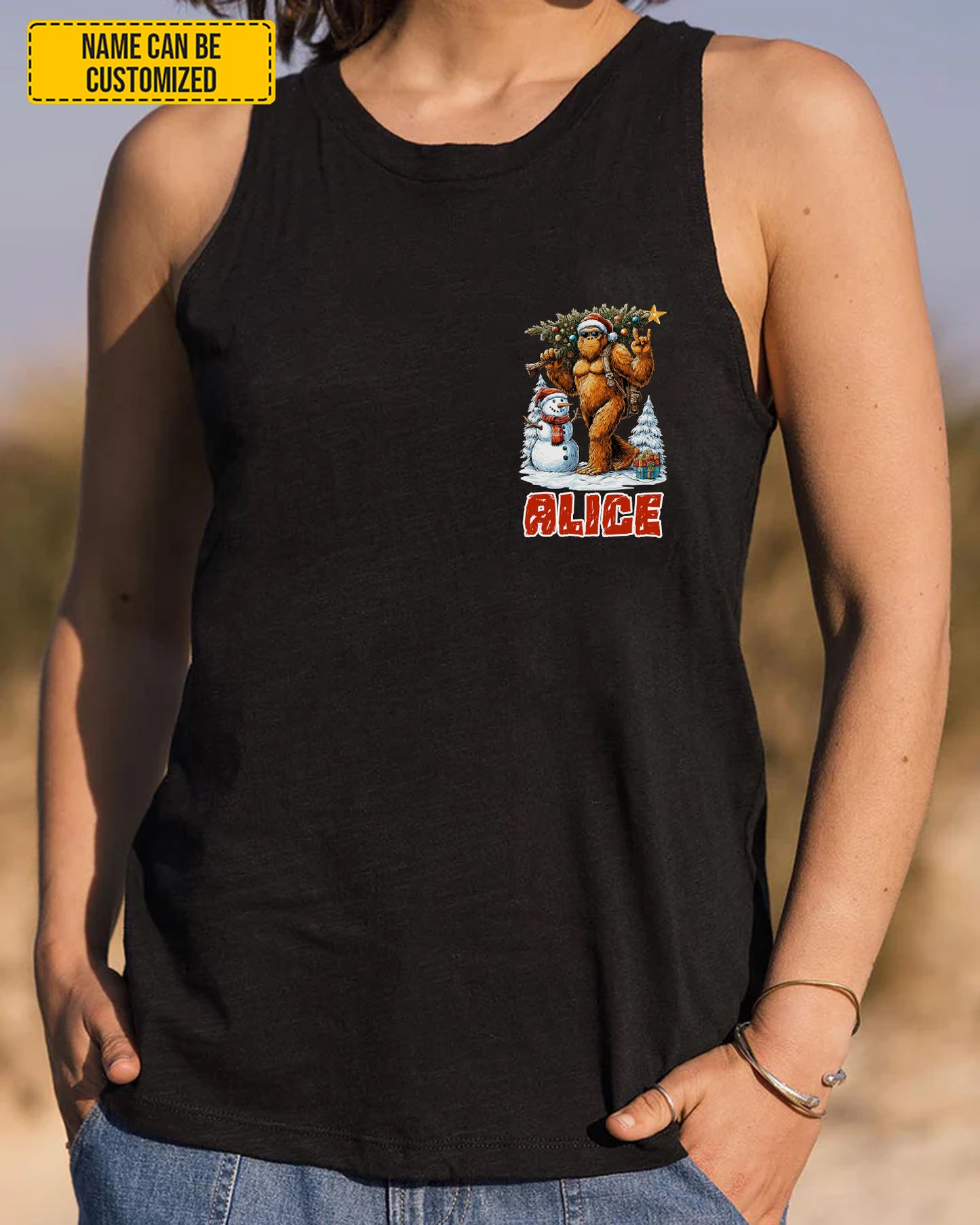 Merry Squatchmas – Personalized Sasquatch All Over Print Shirt