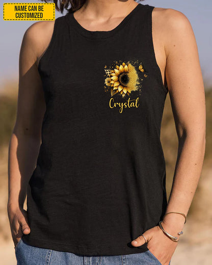 Sunflower Inspirational - Personalized Sunflower All Over Print Shirt