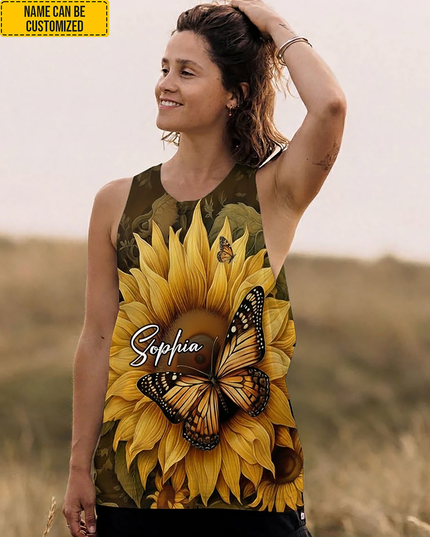 Beautiful Sunflower - Personalized All Over Print Shirt